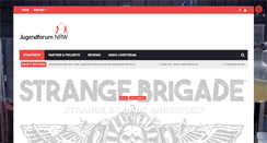 Desktop Screenshot of jugendforum-nrw.de